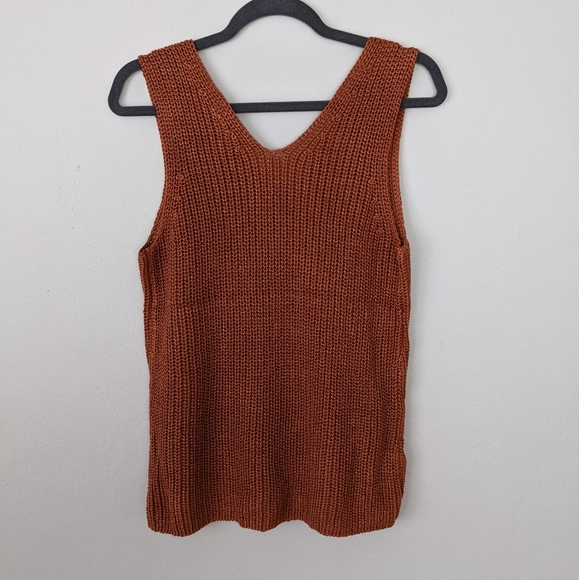 LOFT Double V Sweater Tank - Picture 6 of 7